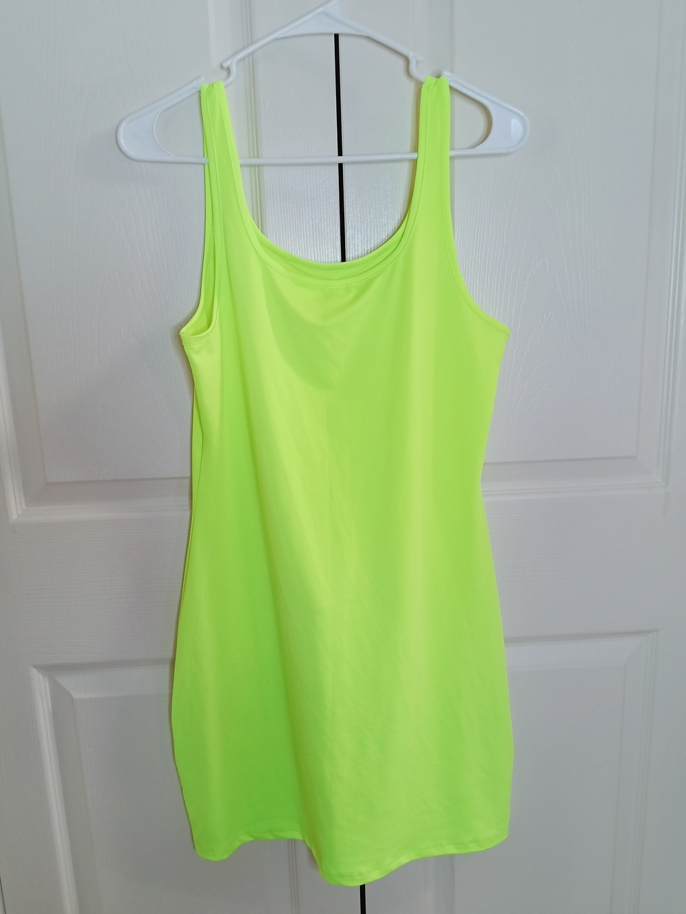 SHEIN Neon Lime Tank Dress